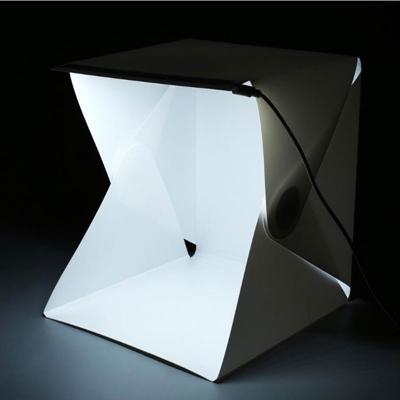 Hộp Chụp Ảnh Sản Phẩm 9.5 &quot;x 9.5&quot; Có Đèn LED