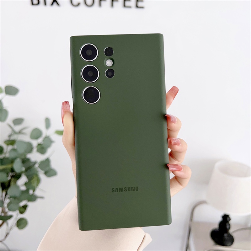 Ốp Điện Thoại Silicon Chính Hãng Gắn Kèm Hộp Đựng Dành Cho Samsung Galaxy S23 Ultra S23 Plus S 23 5G