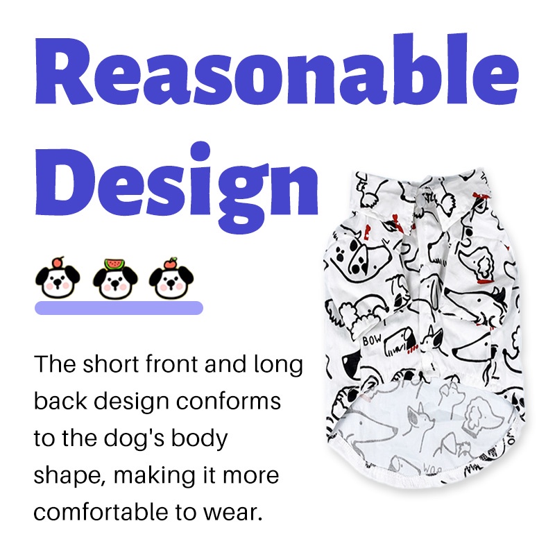 HamshMoc Áo Nhẹ Mềm Mại Thoáng Khí In Họa Tiết Hamsa Dễ Thương Thời Trang Mùa Hè Cho Cún Cưng