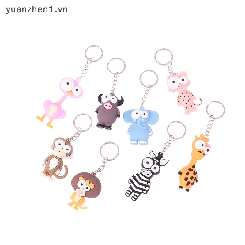 Móc Khóa Hình Búp Bê Động Vật Hoạt Hình Đáng Yêu