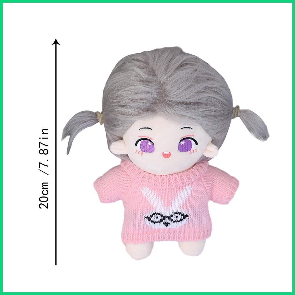 Búp Bê Nhồi Bông Cotton Mềm Mại Co Giãn Không Biến Dạng Mặc Trang Phục Ngọt Ngào Cho Bé Gái