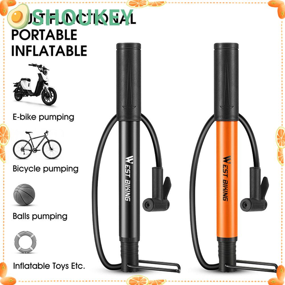 SHOUKEY Ống Bơm Xe Đạp Mini Bằng Hợp Kim Nhôm