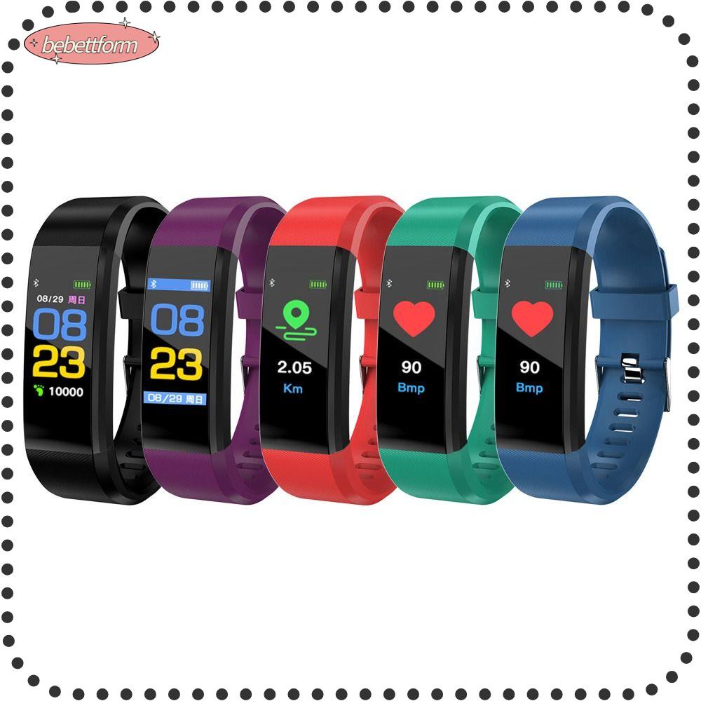 BEBETTERM Vòng Đeo Tay Thông Minh Theo Dõi Nhịp Tim Kết Nối Bluetooth