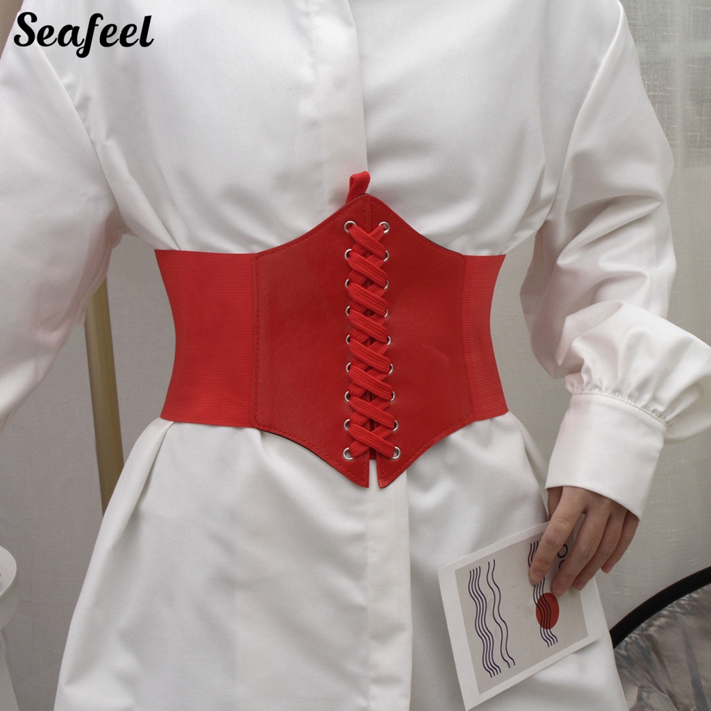 Đai Nịt Bụng Co Giãn Màu Sắc Trơn Dành Cho Nữ