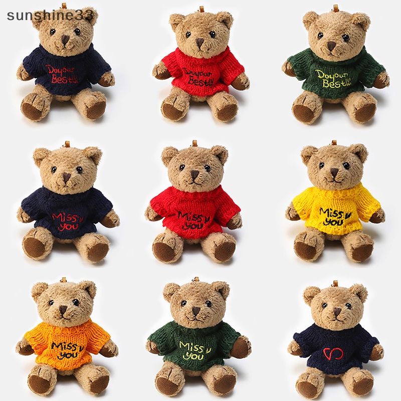 Móc Khóa Gấu Nhồi Bông 13CM Dễ Thương