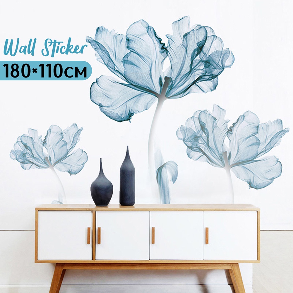 Miếng Dán Tường Hình Hoa Trang Trí Phông Nền TV / Nhà Trẻ