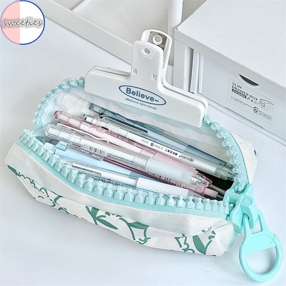 Túi Đựng Bút Chì Sức Chứa Lớn Có Khóa Kéo In Hình Chú Chó Pacha Hoạt Hình Dễ Thương Cho Học Sinh