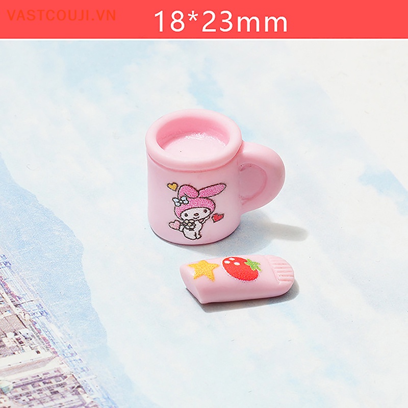 Bộ Kẹp Tóc / Kẹp Điện Thoại Mini Họa Tiết Melody 3D Dễ Thương DIY