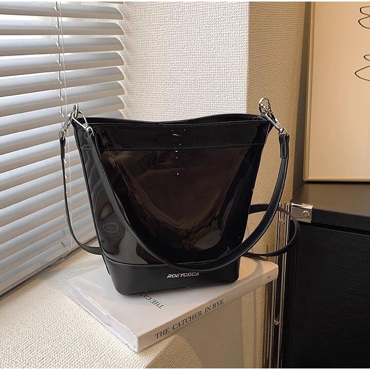 Túi Đeo Vai / Kẹp Nách Chất Liệu PVC Trong Suốt Kích Cỡ Lớn