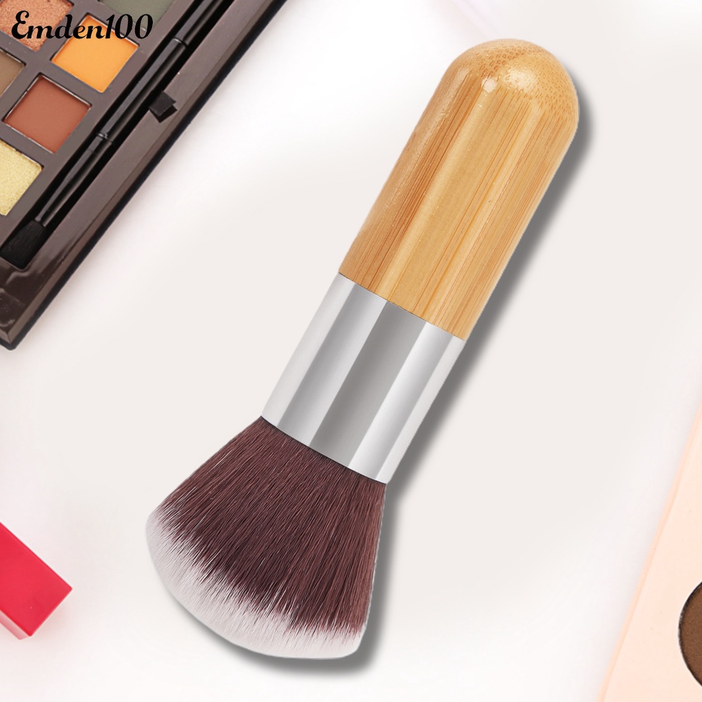 Cọ Trang Điểm Tay Cầm Bằng Gỗ Lông Nylon Mềm Mại Chống Trượt Đa Năng