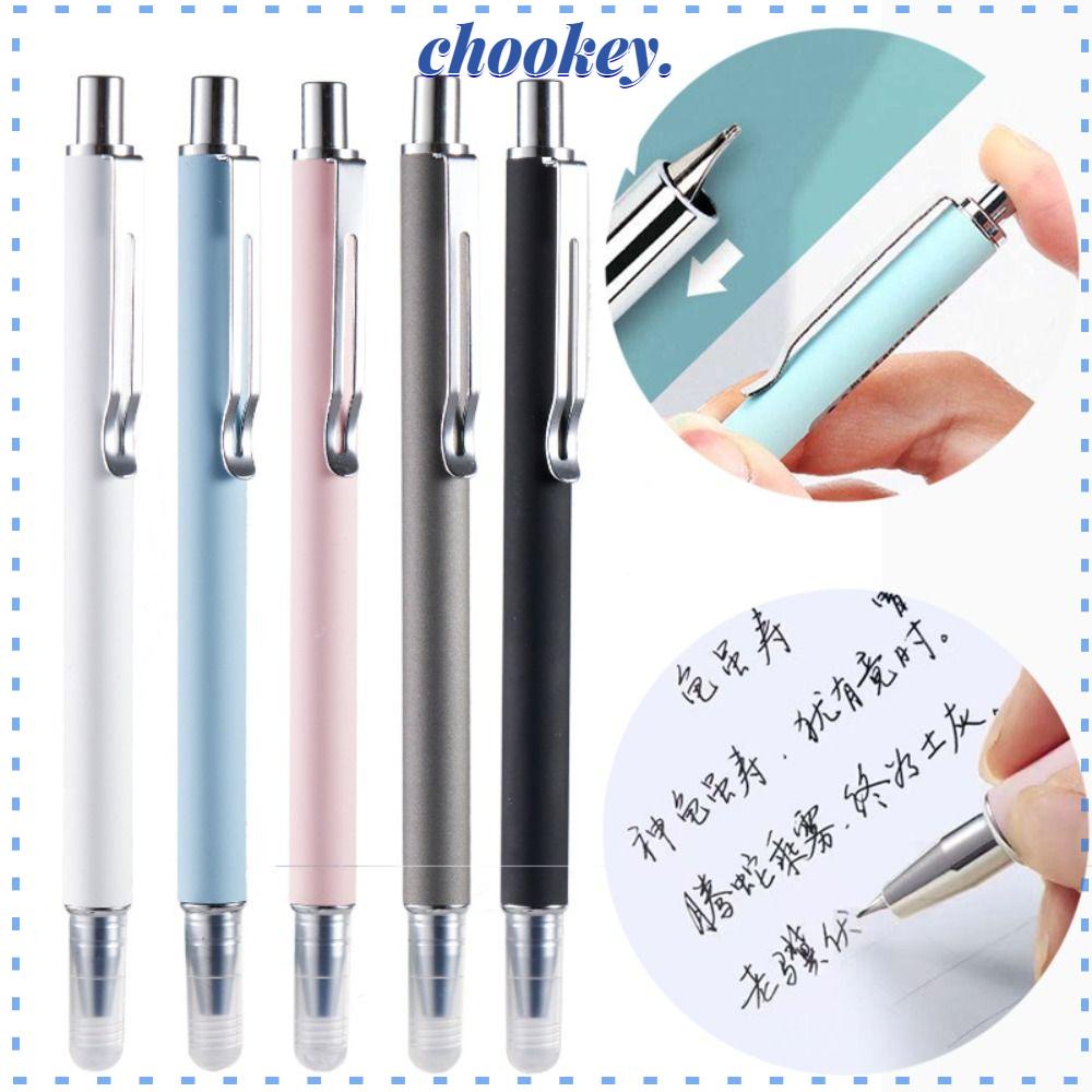 CHOOKEY Bút Máy Dạng Nhấn Bằng Kim Loại EF