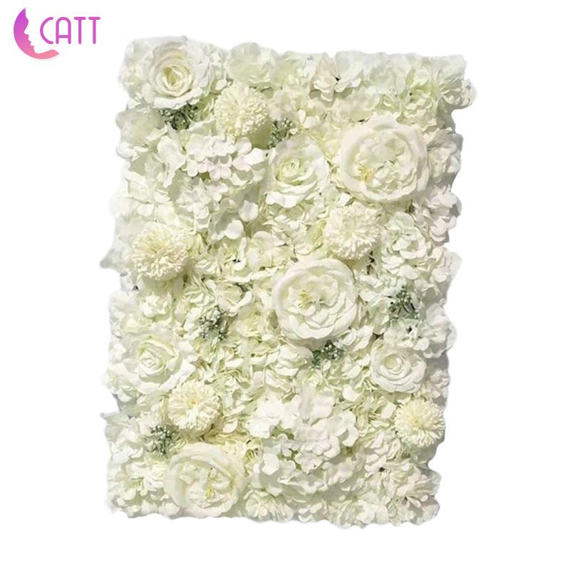 Tấm Vải Lụa Nhân Tạo 40x60cm Họa Tiết Hoa Treo Tường Trang Trí Phông Nền Chụp Ảnh Tiệc Cưới