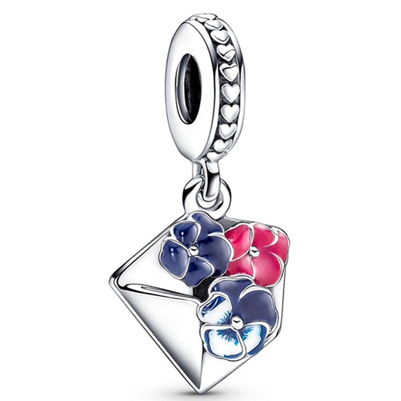 Hạt Charm Pha Lê Xanh Dương Cao Cấp Phù Hợp Làm Trang Sức Cho Nữ