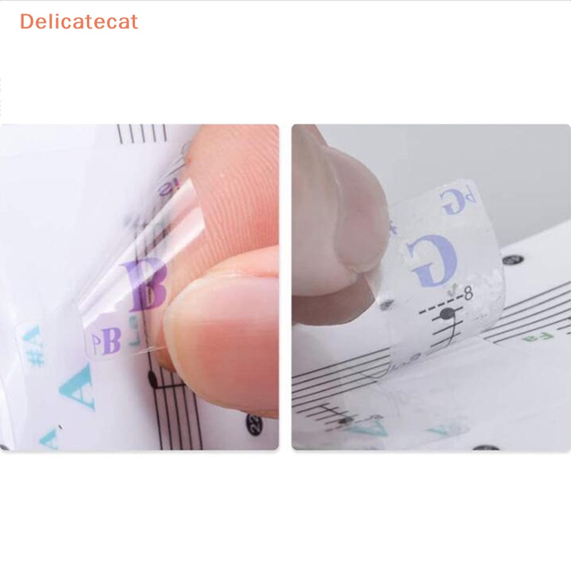Bộ Sticker Dán Phím Đàn Piano Trong Suốt Nhiều Màu Sắc Dành Cho Trẻ Em