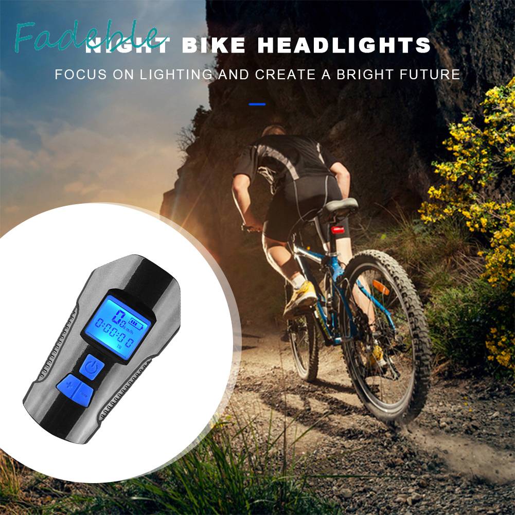 Đèn Pha Xe Đạp Chống Nước Có Thể Sạc Lại Bằng Cổng USB