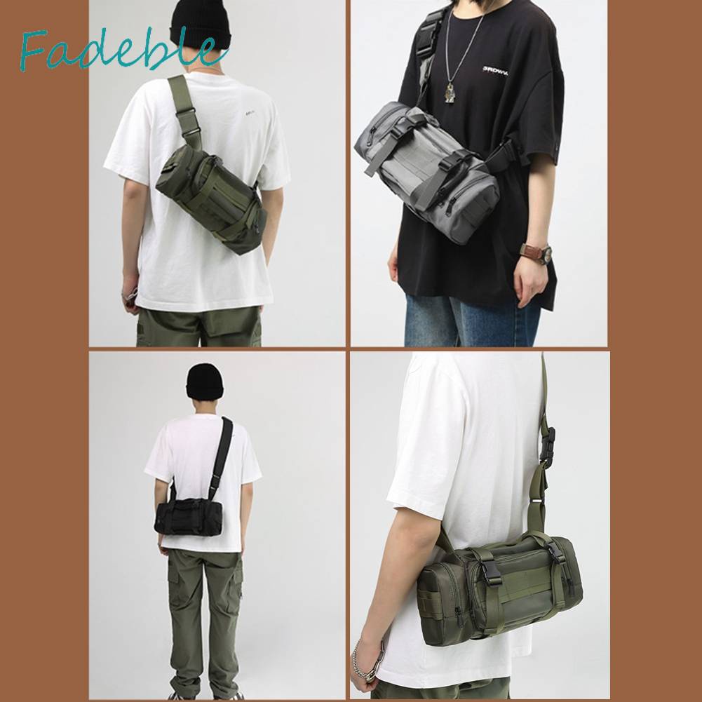 Túi Đeo Chéo Ngực Bằng Nylon Có Thể Điều Chỉnh Dùng Khi Đi Câu Cá / Cắm