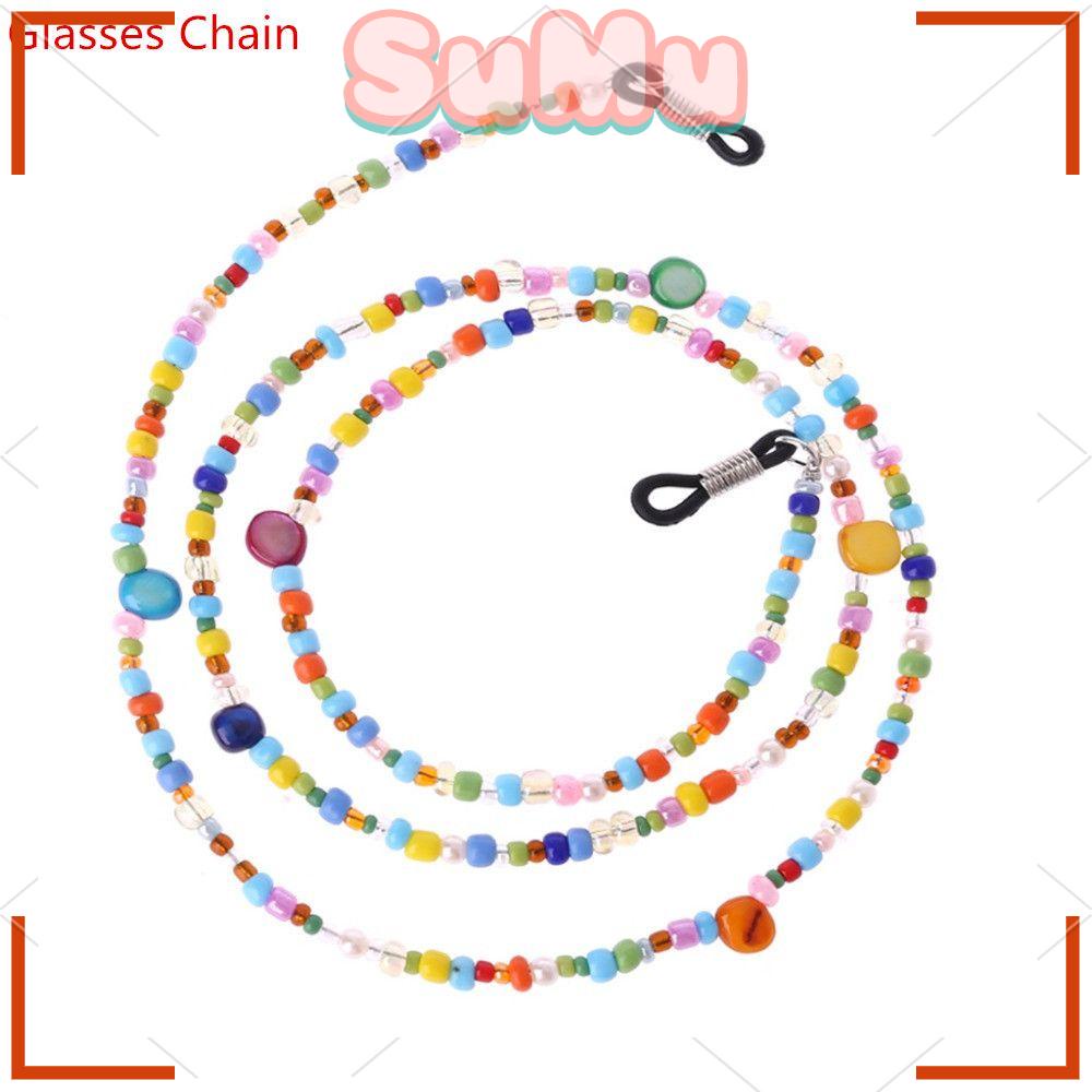 SUMU Dây Chuỗi Hạt Đeo Mắt Kính Nhiều Màu Ngọt Ngào