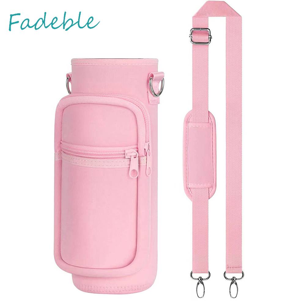 Túi Đựng Bình Nước 1000ML Bằng Cao Su Tổng Hợp Có Dây Đeo Vai Điều Chỉnh Đ