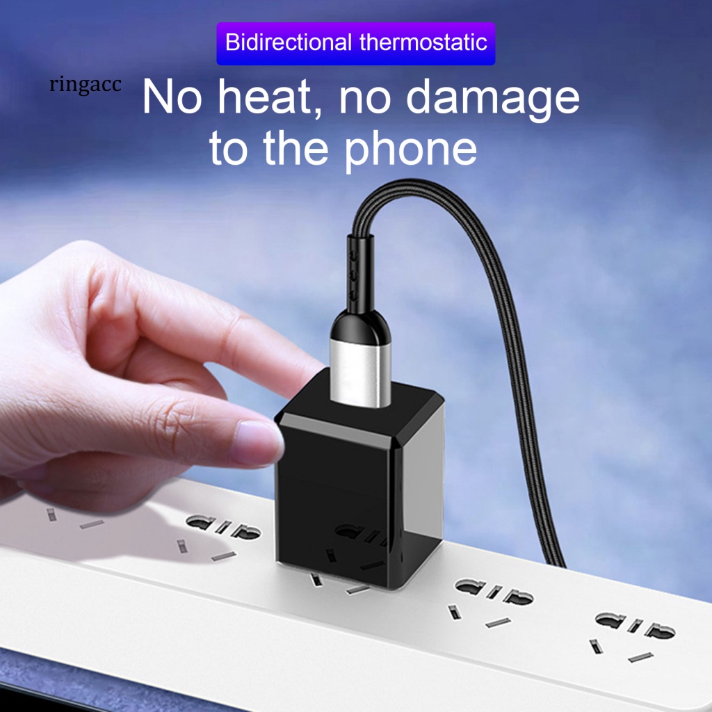 Dây Cáp Sạc RGA 8Pin Nylon Bện Gọn Nhẹ Cho iPhone