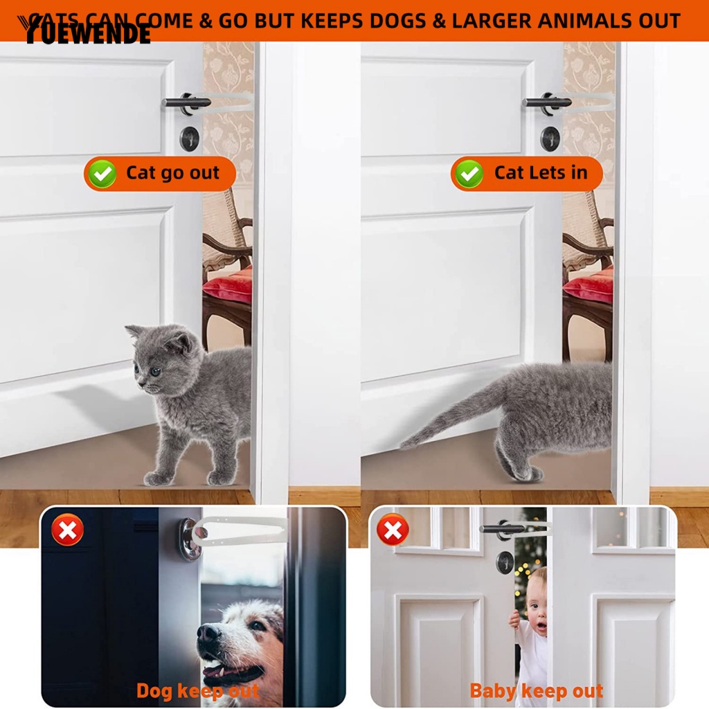 Chốt Cửa Gọn Nhẹ Có Thể Điều Chỉnh Cho Mèo Cưng