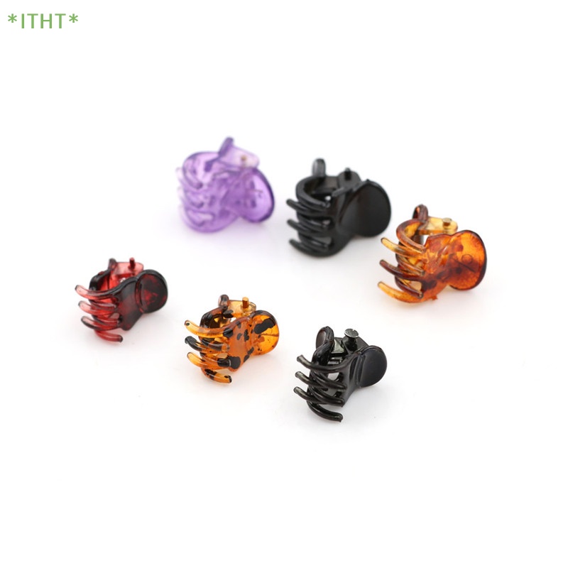 Bộ 12 Kẹp Tóc Nhựa Màu Đen Mới