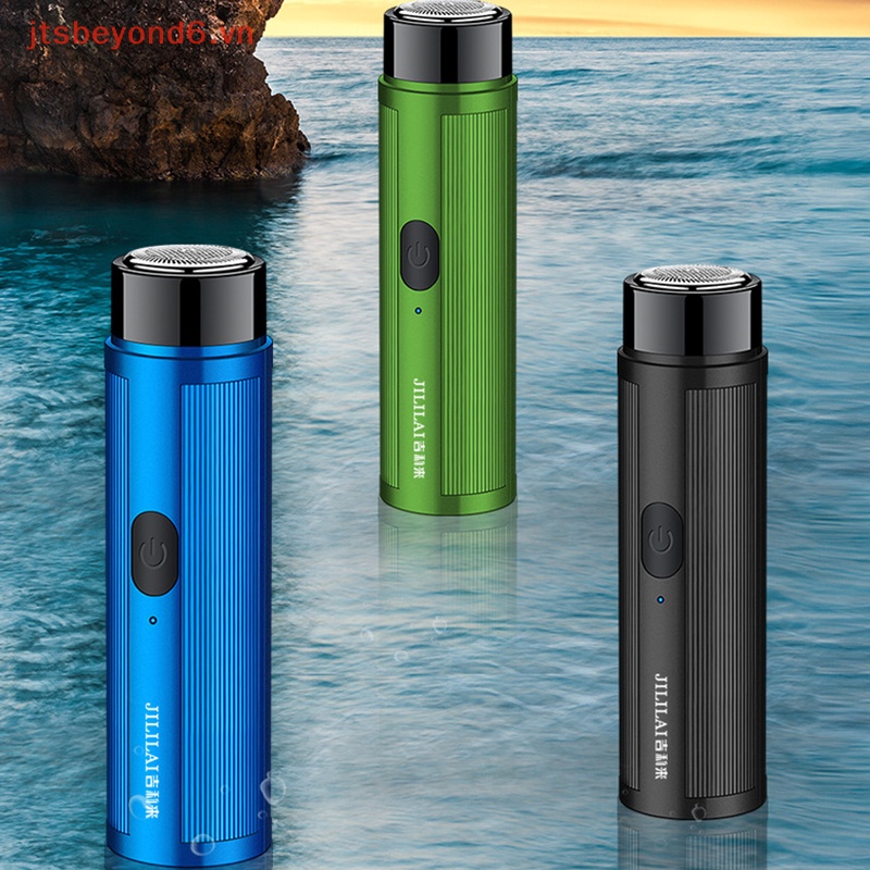Mini USB Máy cạo râu điện dao cạo xách tay quay cắt đầu râu râu râu tông đơ cửa hàng