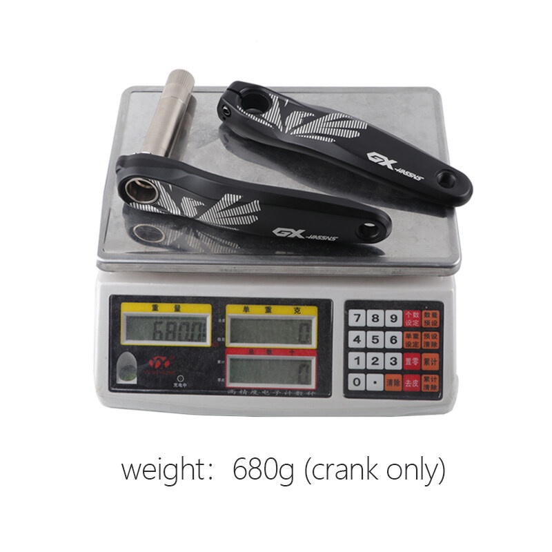 Trục Khuỷu Bằng Hợp Kim Nhôm Màu Đen 0 Độ GXP 170mm 175mm 30T 32T 34T 36T 38T Cho Xe Đạp Leo Núi