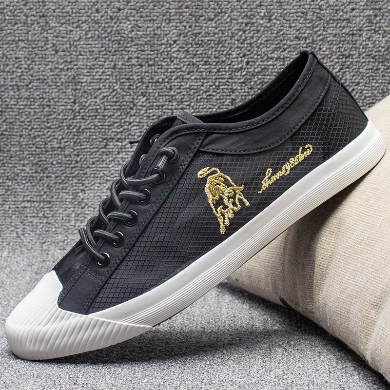Giày Thể Thao Vải Canvas Đế Mềm Phong Cách Thời Trang Mùa Hè 2023