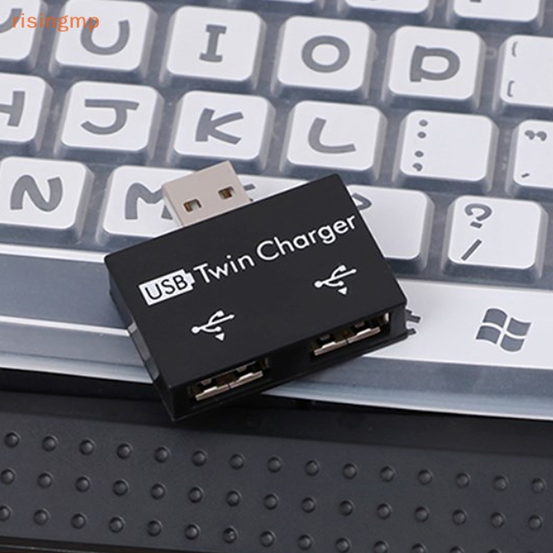 Bộ Chia 1 Cổng USB 2.0 Thành 2 Cổng USB Tiện Dụng Cho Điện Thoại / Máy Tính / Laptop