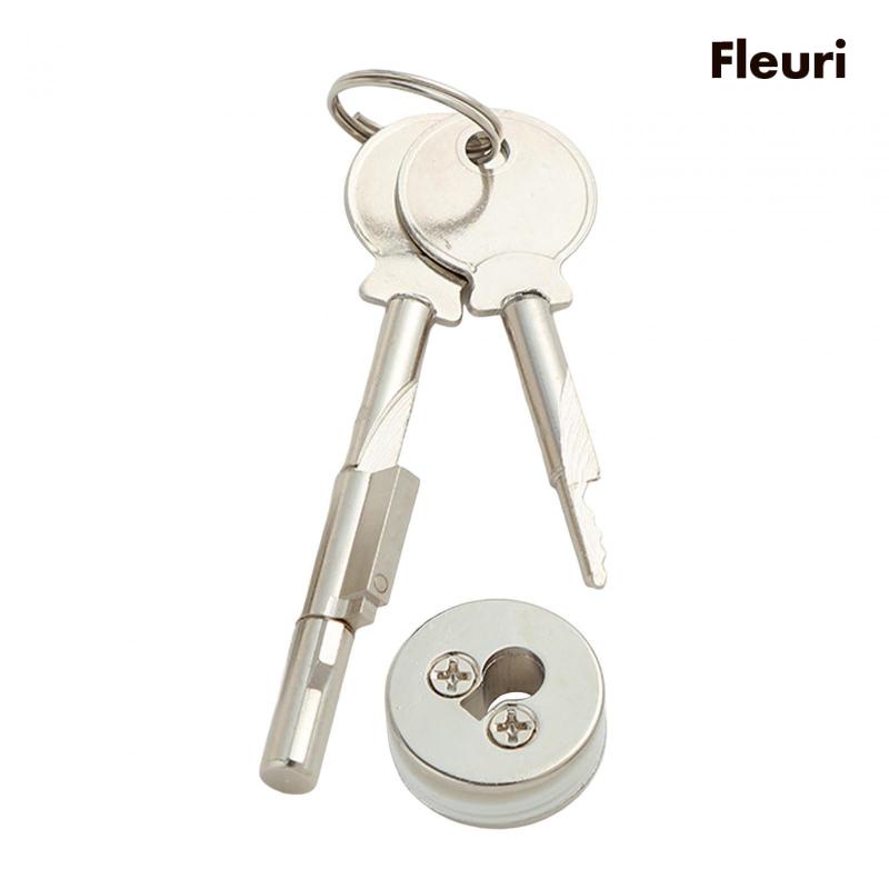 Bộ Khóa Cửa Trượt Chống Mài Mòn Tiện Dụng Cho Tủ Lạnh