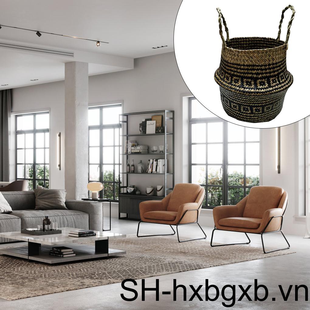 Túi Cói Thêu Hoa Đựng Thảo Dược Và Rau Củ Quả Bền Bỉ