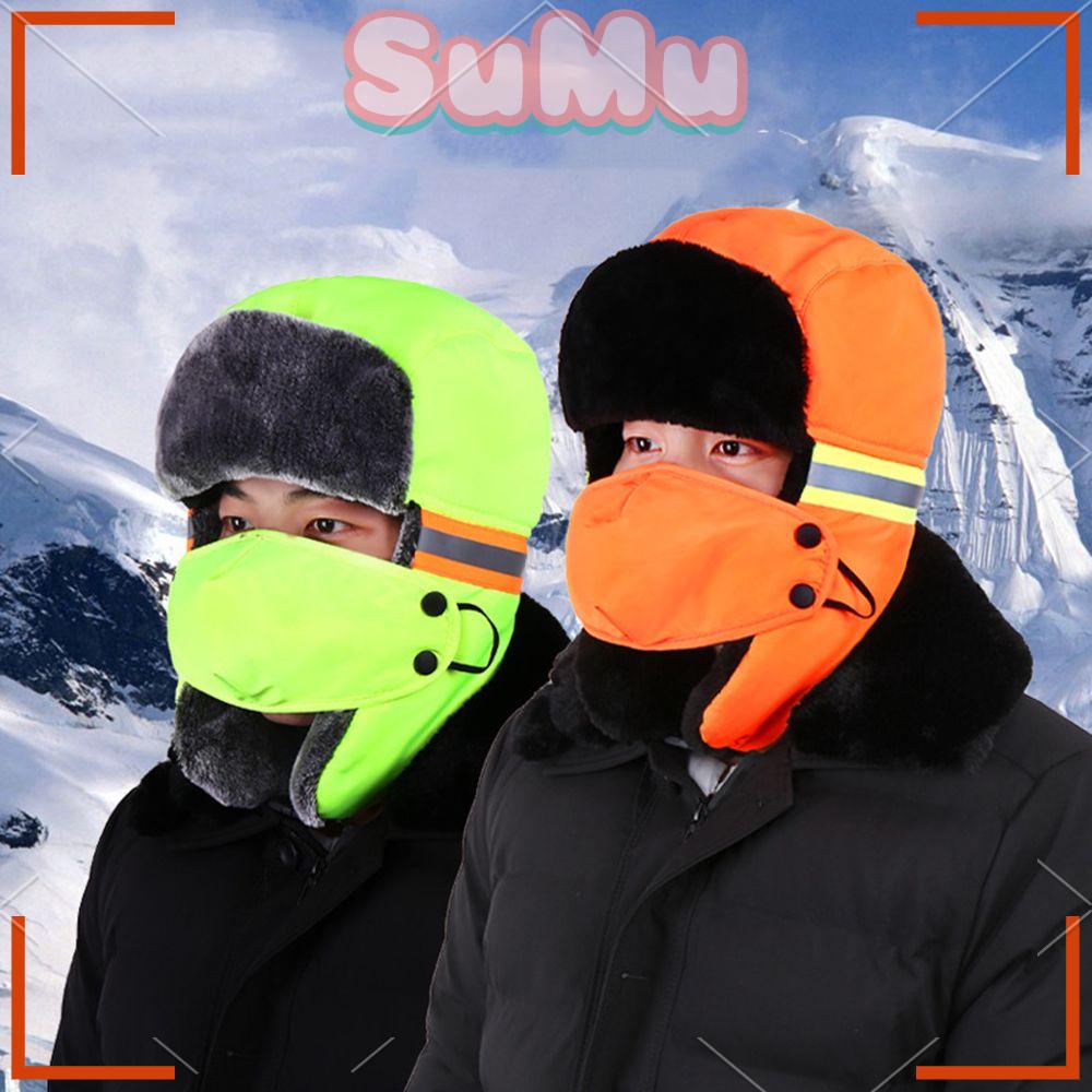 SUMU Mũ Len Dày Giữ Ấm Mùa Đông Khi Trượt Tuyết