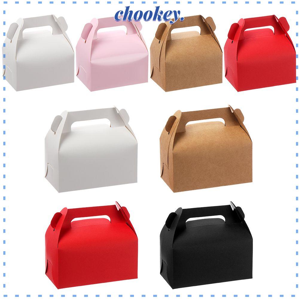 CHOOKEY Set 5 Giá Đỡ Bánh Kem / Kẹo Ngọt Có Tay Cầm Trang Trí Nhà Cửa / Sự Kiện