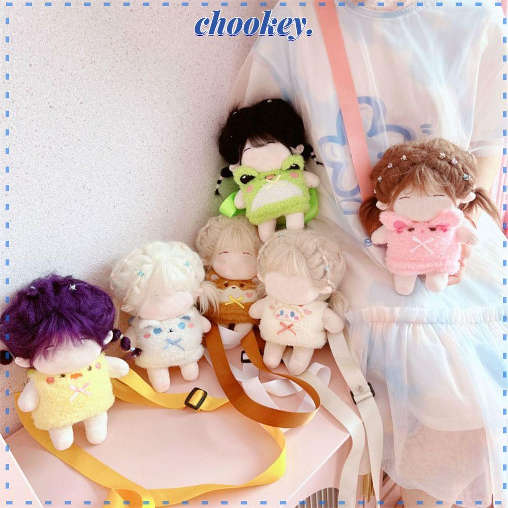 CHOOKEY Túi Đeo Chéo Mini Hình Thỏ / Vịt Vàng / Chó / Ếch Xanh Lá Nhiều Màu Sắc Cho Bé Gái Chơi Nhà