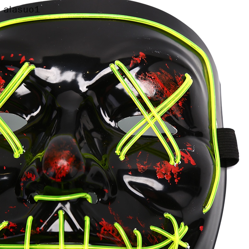 Khẩu Trang EL Có Đèn LED Phát Sáng Dùng Hóa Trang Dự Tiệc