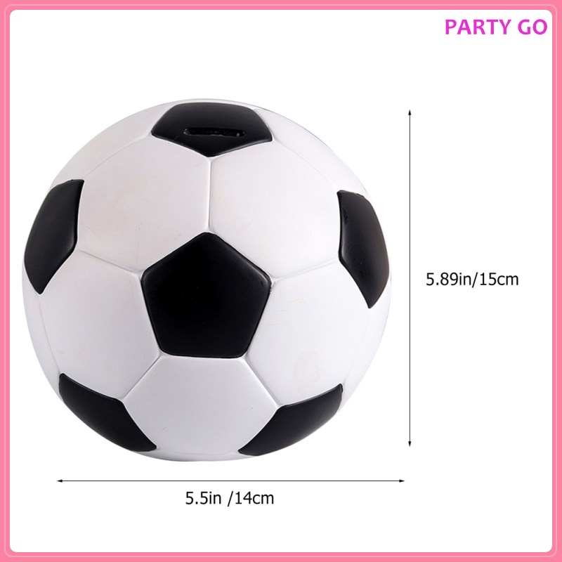 Ống Heo Tiết Kiệm Hình Quả Bóng Đá Để Bàn Trang Trí