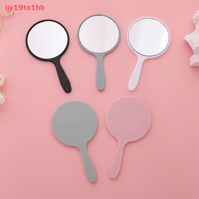 Gương trang điểm cầm tay gương trang điểm tròn có tay cầm gương mỹ phẩm mới