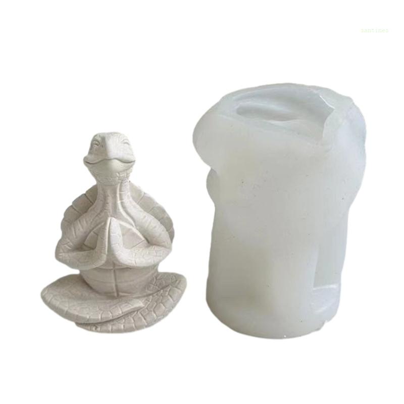 Khuôn Silicone Tạo Hình Làm Xà Phòng / Bánh Hình Rùa 3D DIY