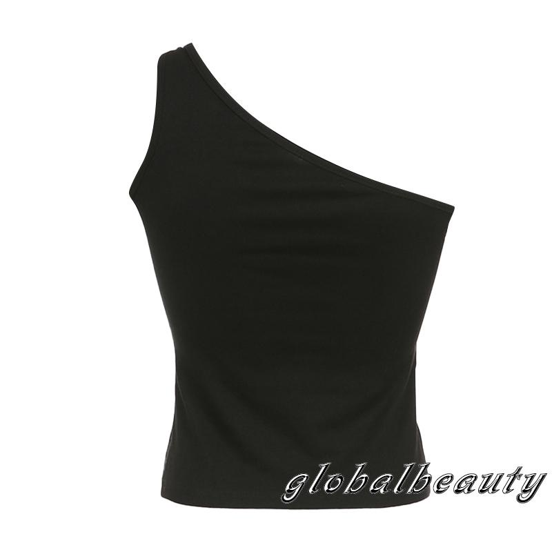 Áo Tank Top Không Tay In Chữ Một Mảnh Vừa Vặn Mùa Hè Cho Nữ GB