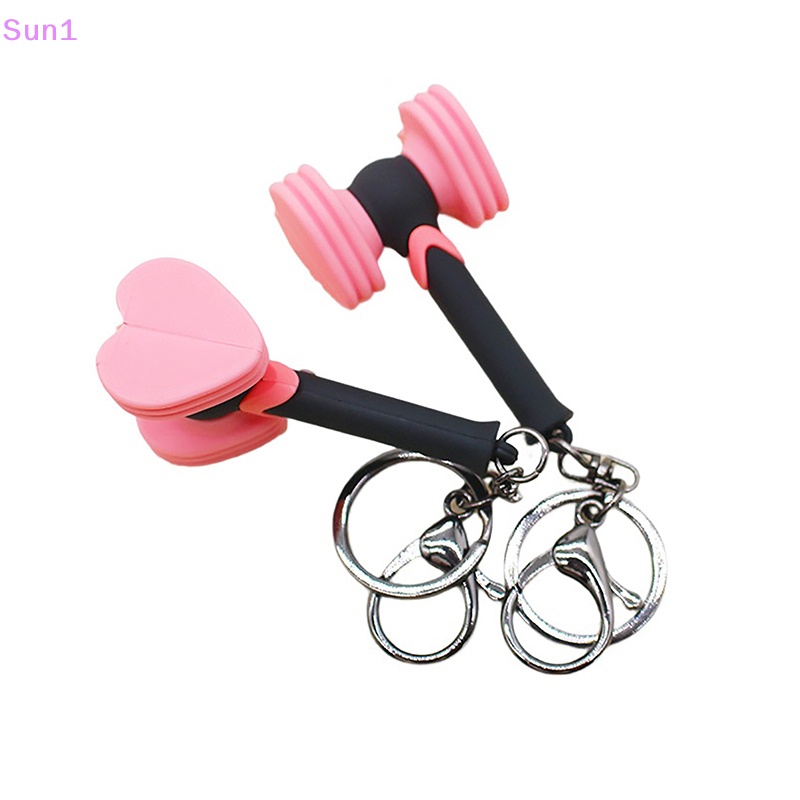 Sun1 > Móc Khóa Dạng Gậy Cắt Hình Ngôi Sao / Trái Tim / Búa Hàn Quốc Cho Nam Và Nữ Làm Quà Tặ