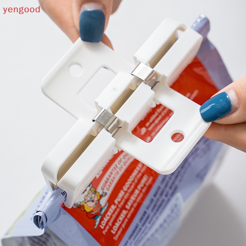 1 Dụng Cụ Kẹp Miệng Túi Thực Phẩm Bằng Nhựa Nhỏ Gọn Cho Nhà Bếp