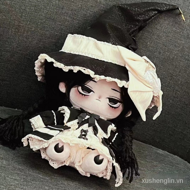 Búp Bê Mặc Quần Áo Vải Cotton 20cm Thiết Kế Dễ Thương Dùng Làm Quà Tặng Sinh Nhật Cho Cặp Đôi