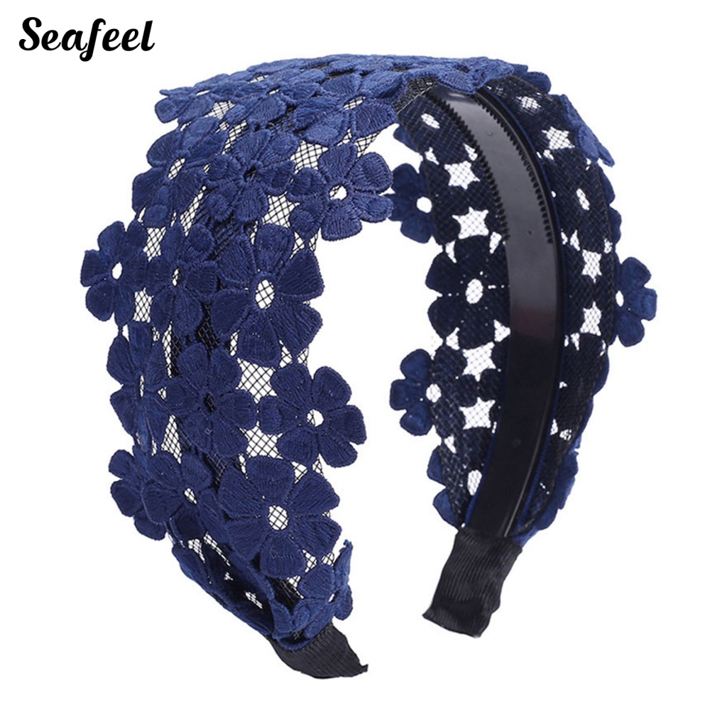 Sf_ Băng Đô Ren Hoa Rỗng Chống Biến Dạng Công Sở