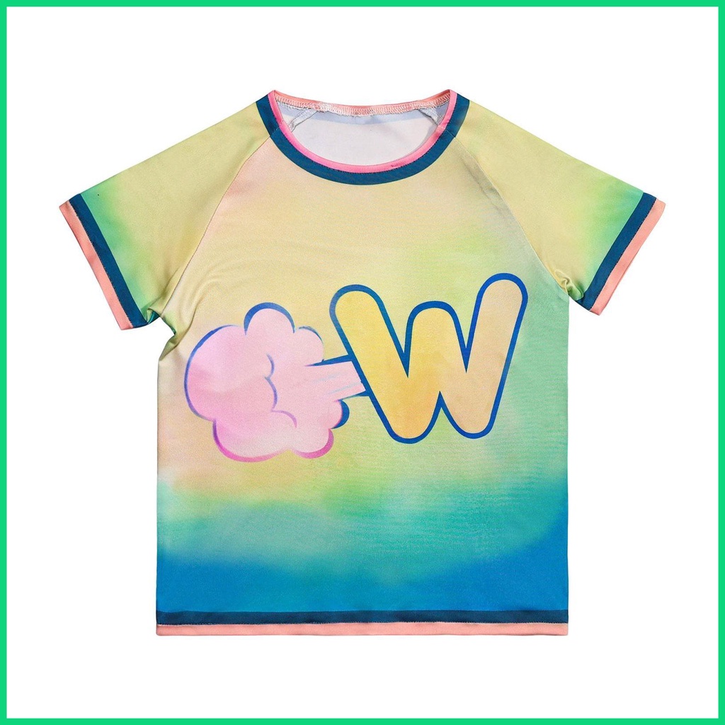 Áo Thun Tay Ngắn In Hoạt Hình Anime Thời Trang Mùa Hè Cho Bé