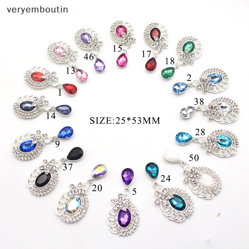 Ghim Cài Áo Hình Giọt Nước Bằng Hợp Kim 25 * 53MM