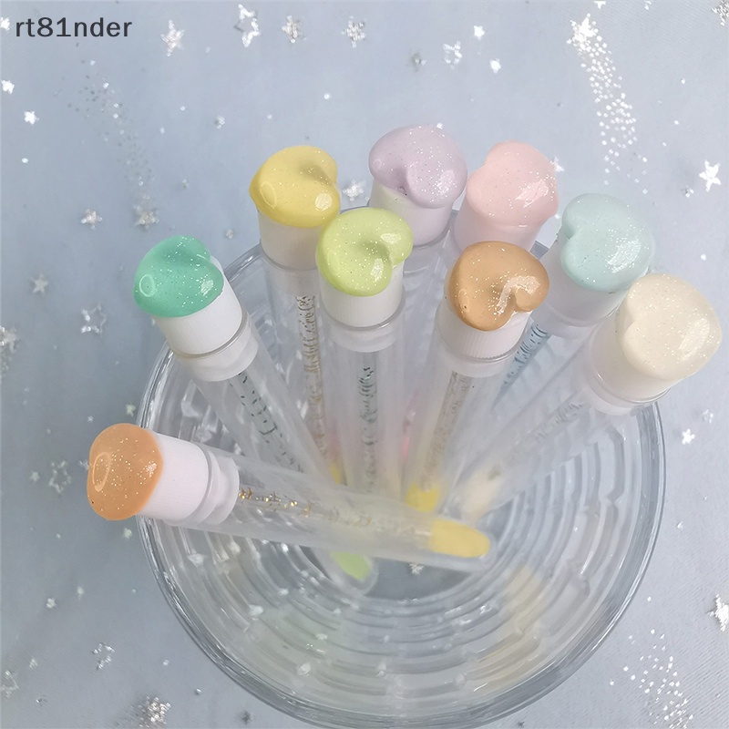 Rt Bộ Cọ Chuốt Lông Mi / Lông Mày Ống Hình Trái Tim Nhiều Loại Chống Bụi (Phong Cách Ngẫu Nhiên) n