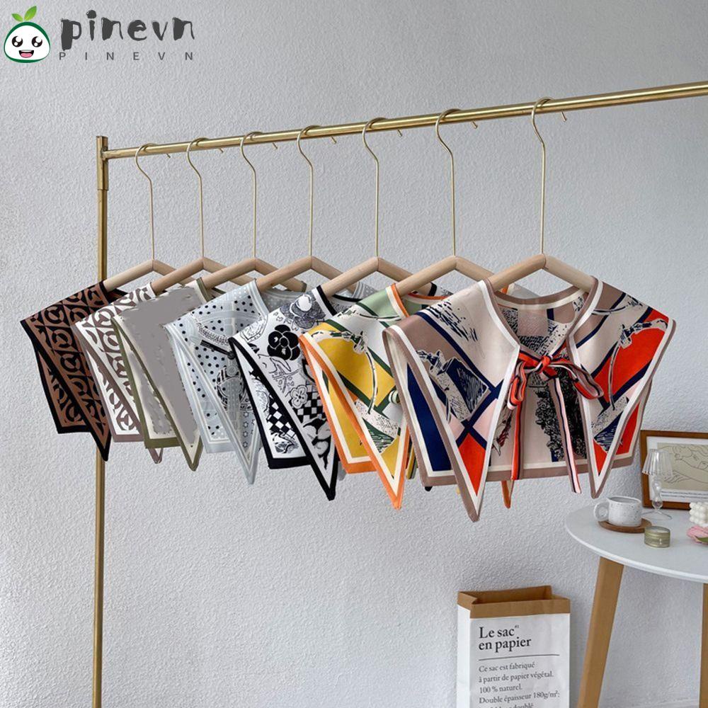 PINEVN Cổ Áo Rời Cổ Bẻ In Họa Tiết Thời Trang Mùa Hè