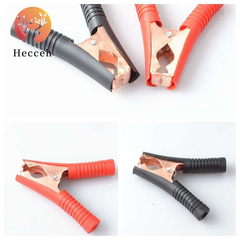 HECCEH Kẹp Cá Sấu Kiểm Tra Dòng Điện Cao Cấp Màu Đỏ Đen