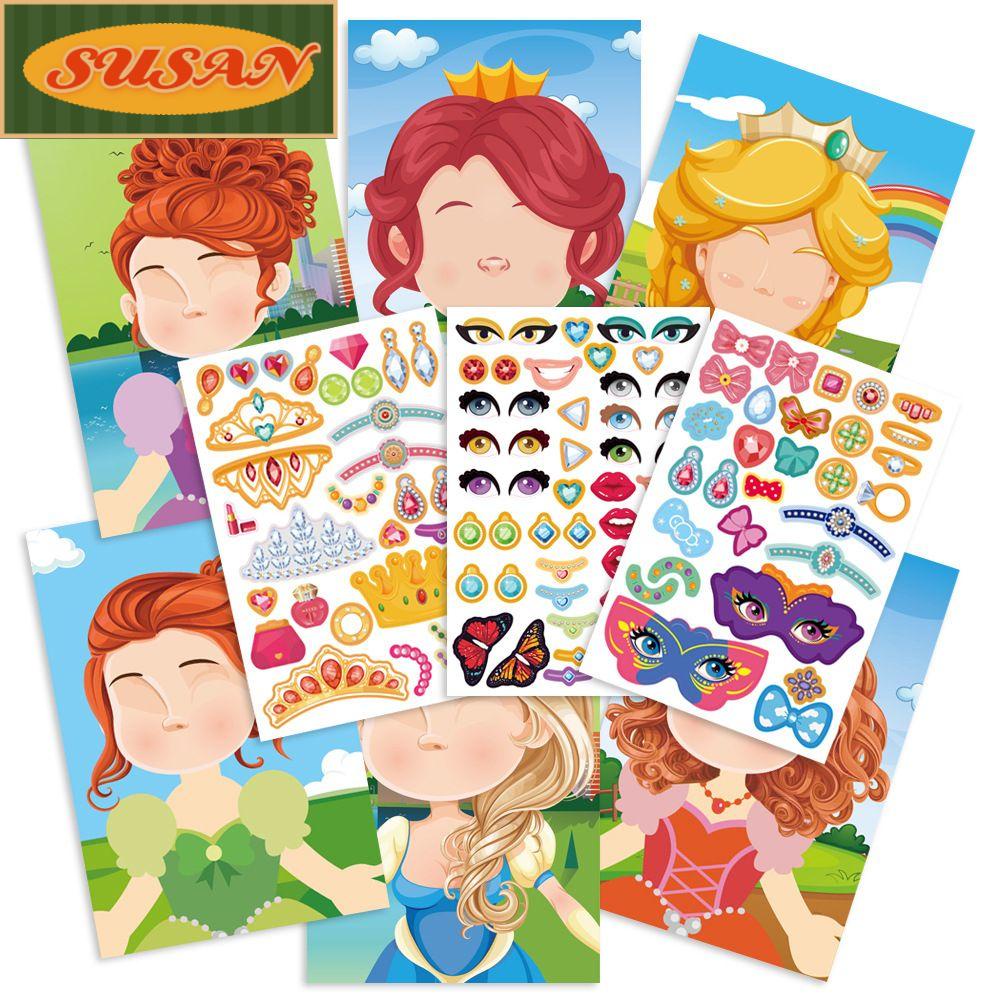 SUSANS Sticker Xếp Hình Khủng Long Cho Bé Học Nhận Biết Sớm Có Thể Tái Sử