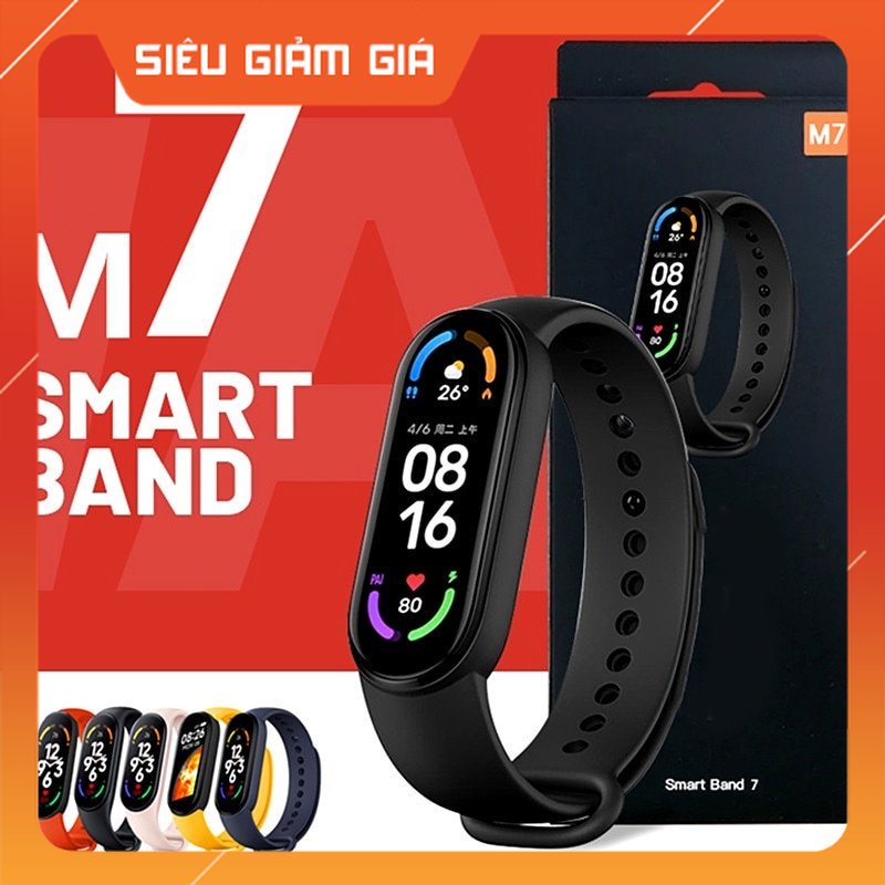Đồng hồ Smart M7,full chức năng,nhận thông báo,tập luyện thể thao,kháng nước IPX7 (CAFANI SHOP)